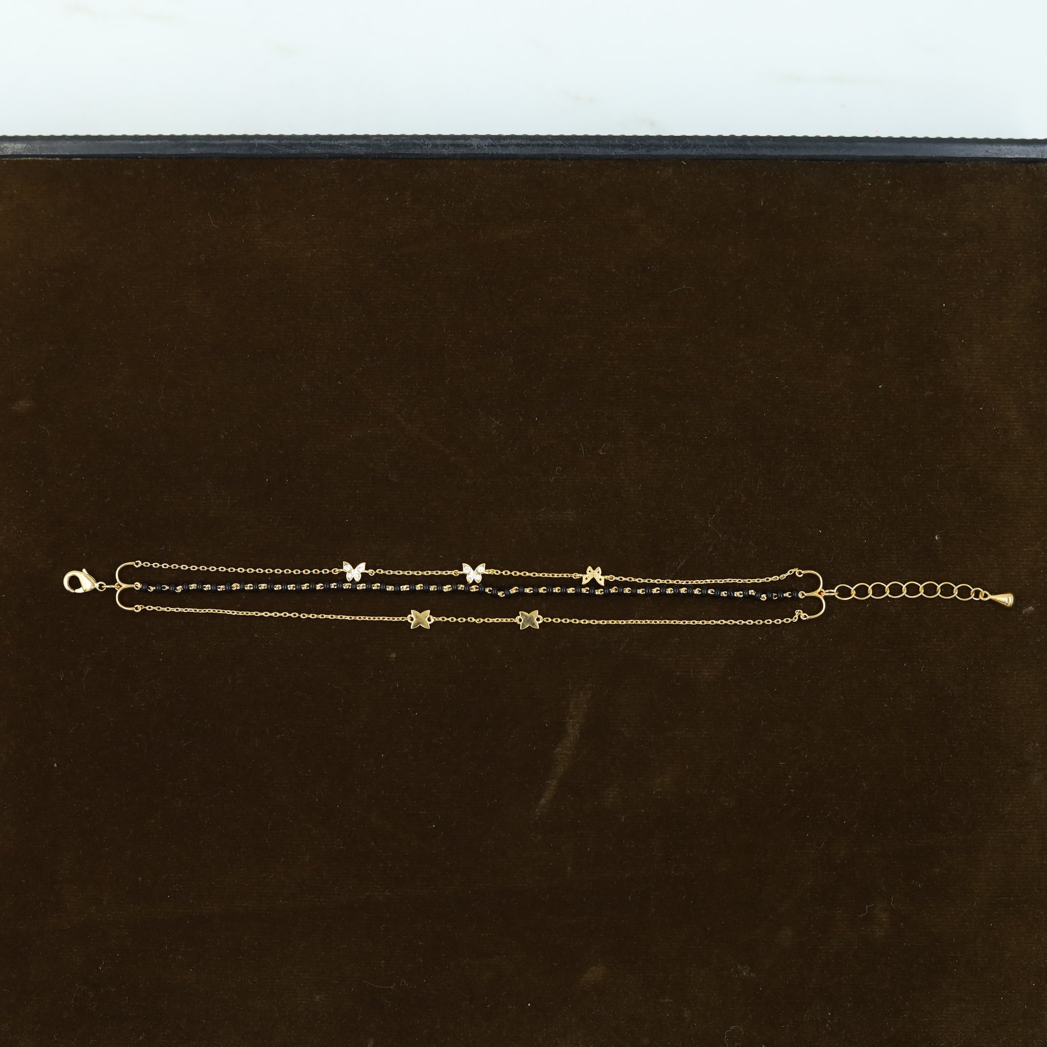 Zircon/AD Mangalsutra Bracelet 12719-05