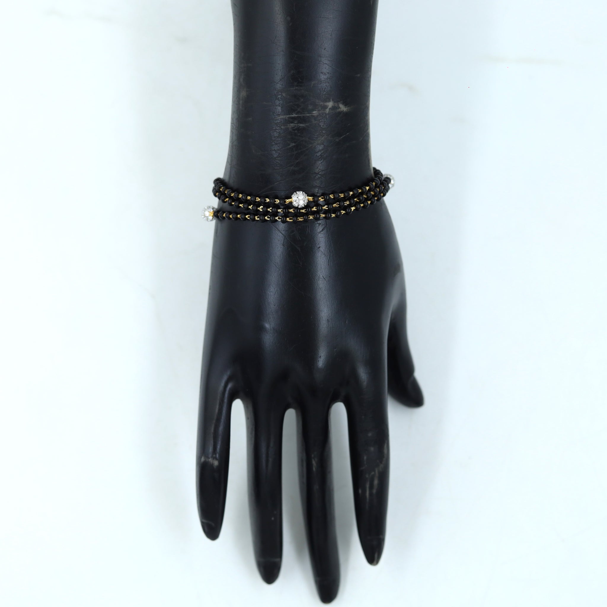 Zircon/AD Mangalsutra Bracelet 12733-05