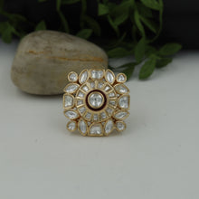 Kundan Adjustable Ring 7510-34
