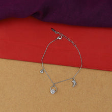 Zircon/AD Charm Bracelet 13288-33