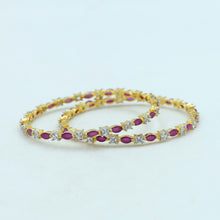 Ruby Zircon/AD Bangles/Kada 11114-7040
