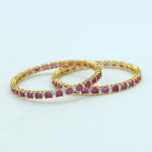 Gold Plated Zircon/AD Bangles/Kada 5483-9548