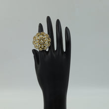 Kundan Adjustable Gold Ring 8312-2199