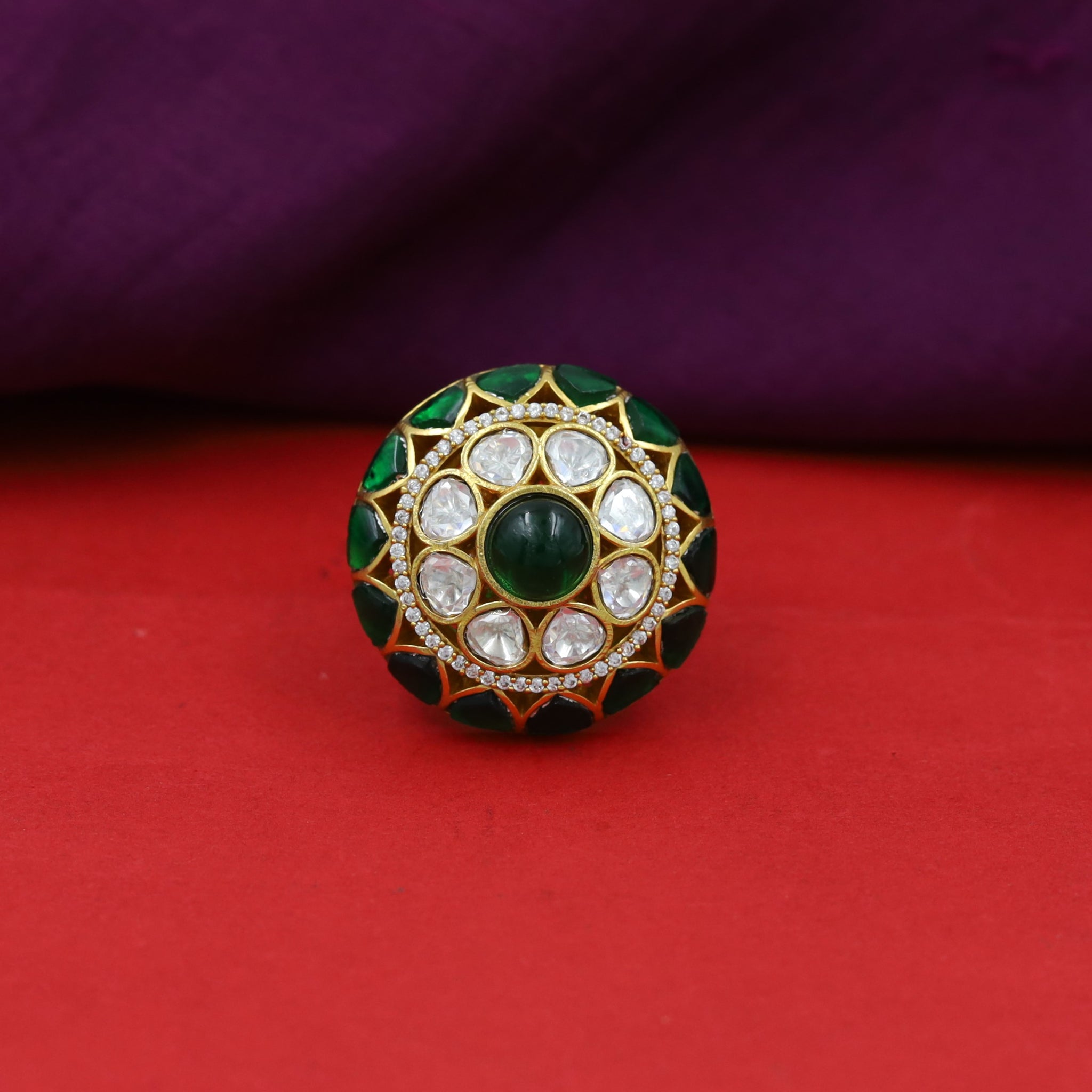 Sabyasachi Inspired Adjustable Ring 15807-28