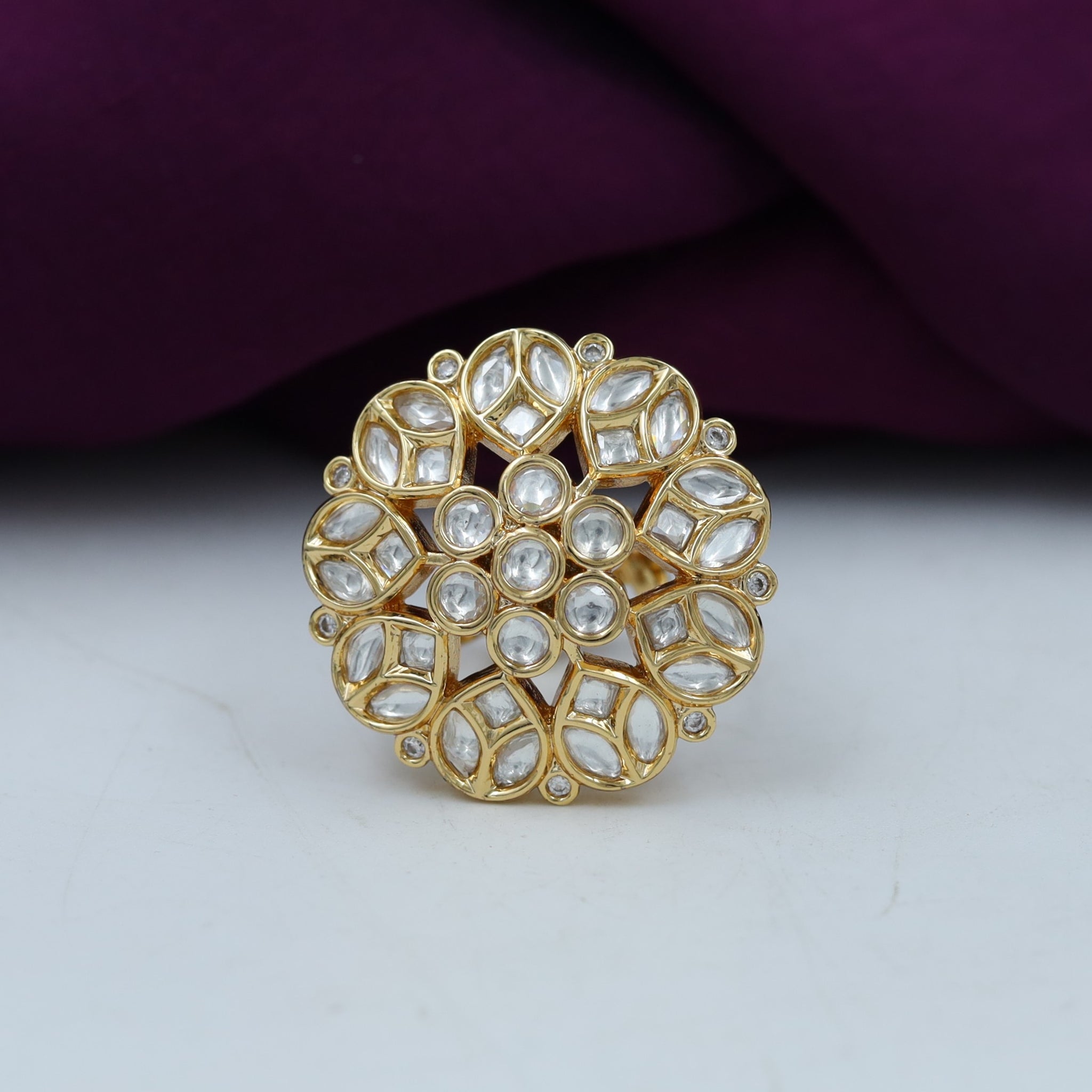 Kundan Ring 12247-28