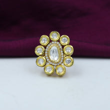 Adjustable Kundan Ring 8977-100