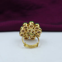 Adjustable Kundan Ring 8977-100