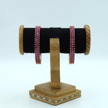 Zircon/AD Gold Plated Bangles/Kada 11127-7076