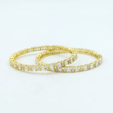 Gold Plated Zircon/AD Bangles/Kada 5459-9524