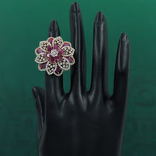 Zircon/AD Adjustable Cocktail Ring 18609-5791