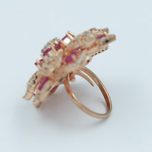 Zircon/AD Adjustable Cocktail Ring 18609-5791