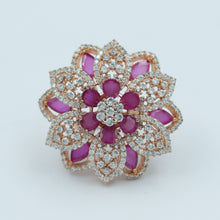 Zircon/AD Adjustable Cocktail Ring 18609-5791