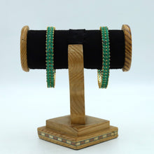 Zircon/AD Gold Plated Bangles/Kada 11127-7076