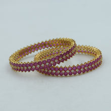 Designer Zircon/AD Bangles/Kada 11127-7076