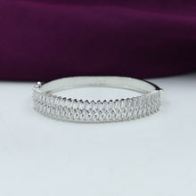 Silver Plated Zircon/AD Bracelet 13189-0018