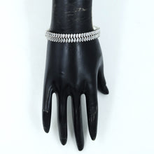 Silver Plated Zircon/AD Bracelet 13189-0018