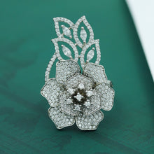 Zircon/AD Silver Ring 16121-3268