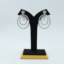 Silver Plated Zircon/AD Earring 4612-8677