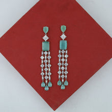 Long Zircon/AD Earring 2655-69