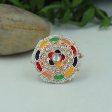 Meenakari Ring 9895-R