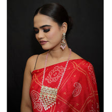 Polki  Long Necklace Set 20137-7321 - Dazzles Jewellery