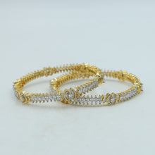 Pack of 2 Zircon/AD Bangles 3393-08