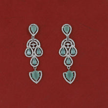 Mint Green Zircon/AD Necklace Set 16819-3967