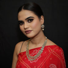 Polki Necklace Set 1519-21 - Dazzles Jewellery