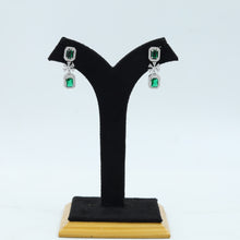 Green Zircon/AD Necklace Set 14427-1517