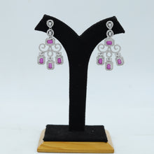 Ruby Zircon/AD Necklace Set  16808-3956