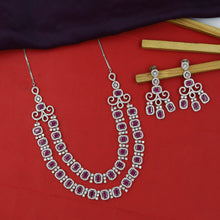 Ruby Zircon/AD Necklace Set  16808-3956