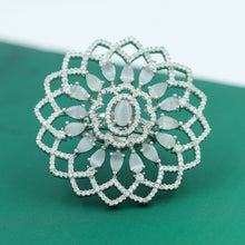 Designer Zircon/AD Cocktail Ring 13267-0173