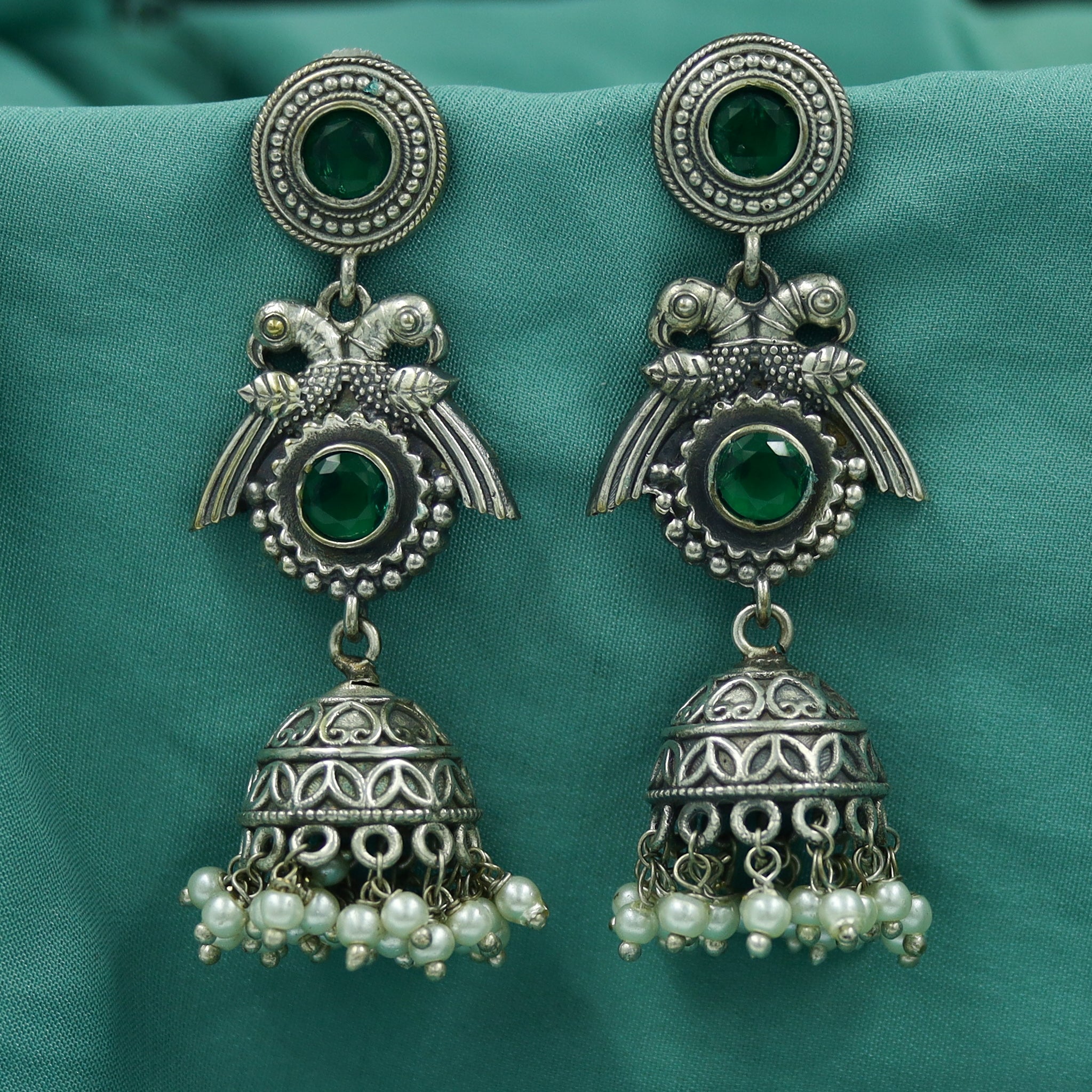 Oxidized Earring Jhumki 10944-59