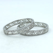 Pack of 2 Zircon/AD Bangles 3371-08