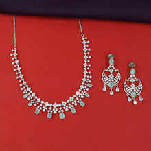 Zircon/AD Round Necklace Set 18503-5685