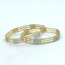 Pack of 2 Zircon/AD Bangles 3373-08