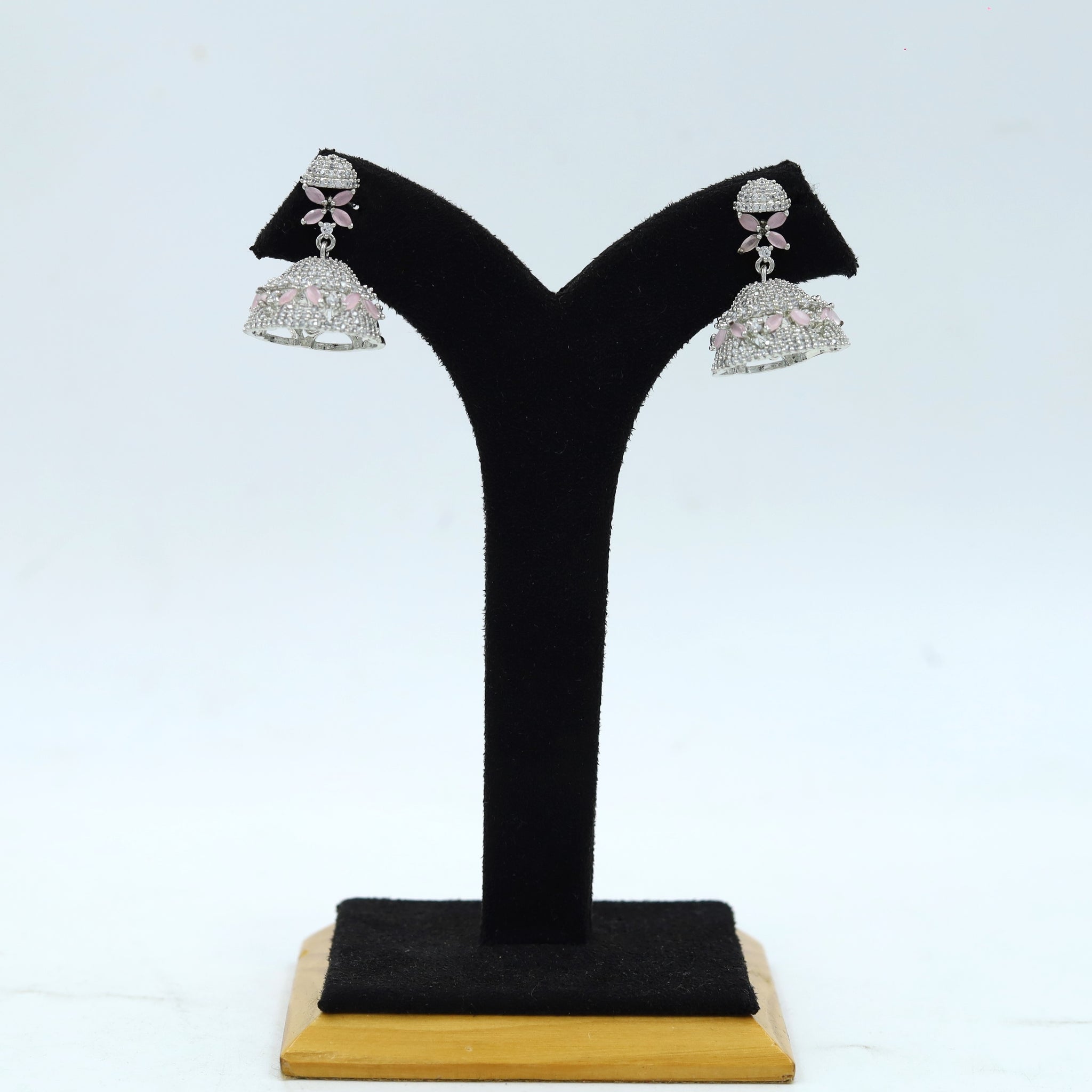 Pink Zircon/AD Choker Set 15943-3090