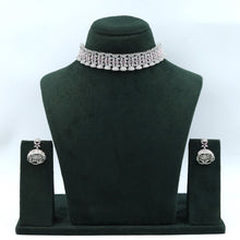 Pink Zircon/AD Choker Set 15943-3090