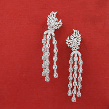 Silver Plated Zircon/AD Earring 16027-3174