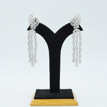 Silver Plated Zircon/AD Earring 16027-3174