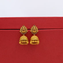 Jhumki Temple Earring 11166-33