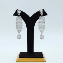 Silver Plated Zircon/AD Earring 10885-6691