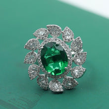 Zircon/AD Silver Polish Ring 6743-69