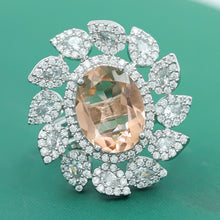 Zircon/AD Silver Polish Ring 6743-69