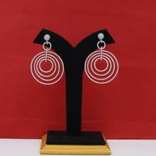 Silver Plated Zircon/AD Stylish Earring 9040-3294