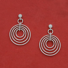 Silver Plated Zircon/AD Stylish Earring 9040-3294