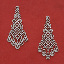 Silver Plated Zircon/AD Earring 16418-3565