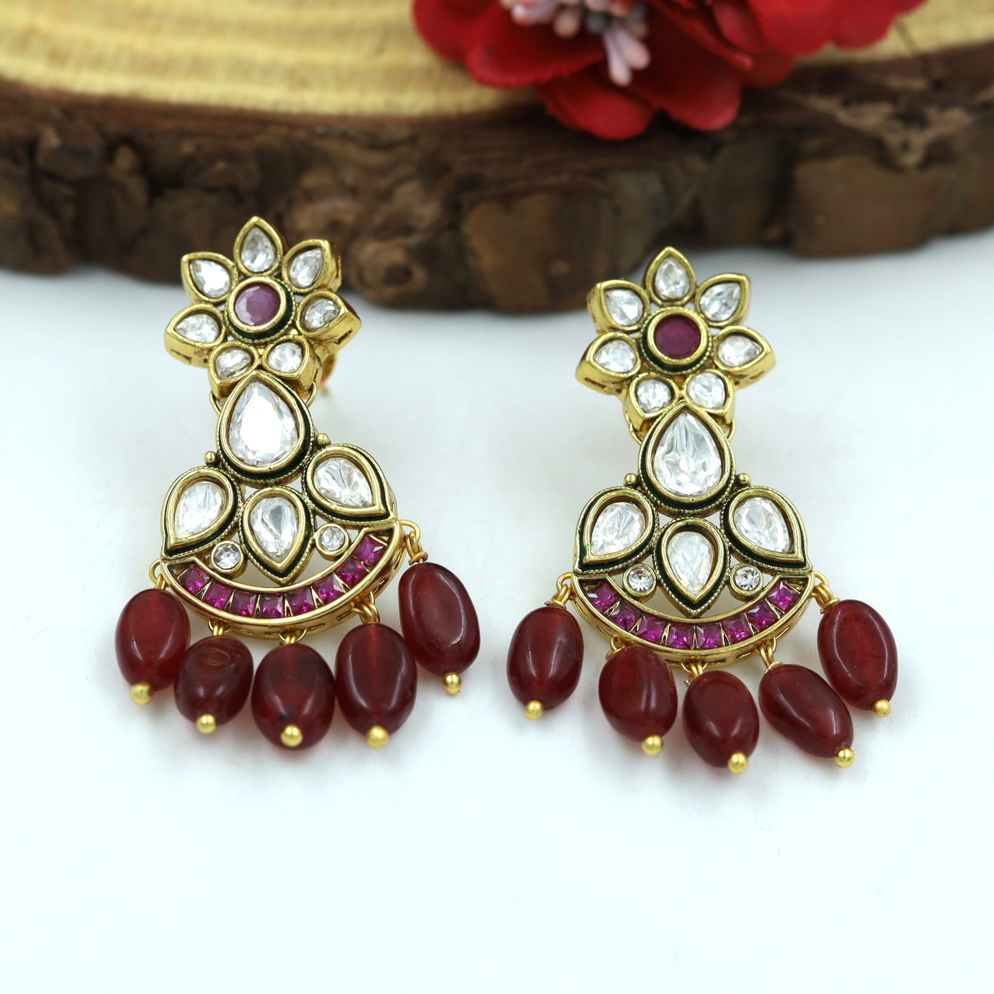 Polki Earring 17375-21