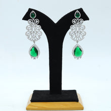 Round Neck Zircon/AD Necklace Set 16951-31