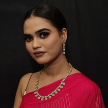 Round Neck Polki Necklace Set 4870-21